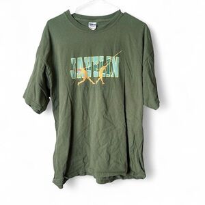 90s Green 'JAVELIN' Graphic Tee